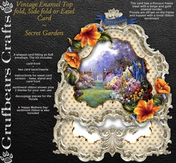 Vintage Enamel - Secret Garden