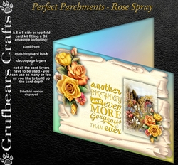 Perfect Parchments - Rose Spray