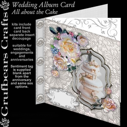 Wedding Album Card - All About the Cake