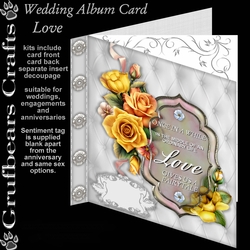 Wedding Album Card - Love