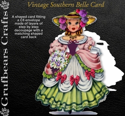 Vintage Southern Belle Card