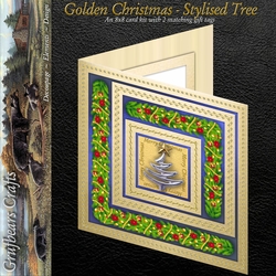 Golden Christmas - Stylised Tree