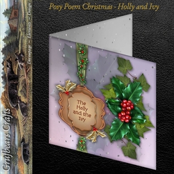 Posy Poem Christmas - Holly and Ivy