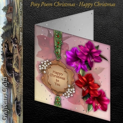 Posy Poem Christmas - Happy Christmas