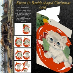 Kitten in Bauble