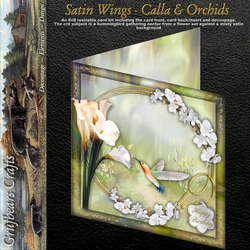 Satin Wings - Calla & Orchids