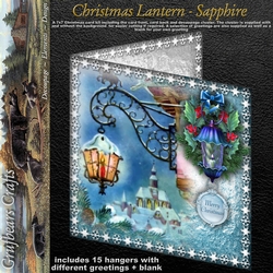 Christmas Lantern - Sapphire