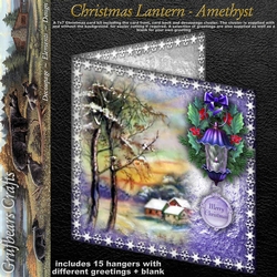 Christmas Lantern - Amethyst