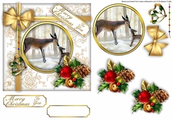 Foiled Parcel A4 - Deer