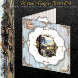 Porcelain Plaque - Rivers End