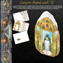 Christmas Lantern Card - 12