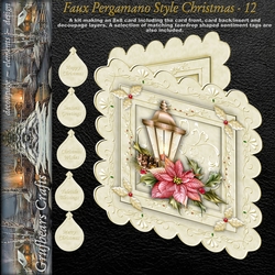 Faux Pergamano Style Christmas - 12