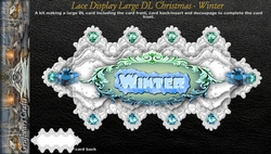Lace Display Large DL Christmas - Winter
