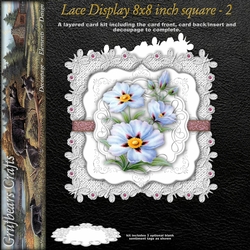 Lace Display 8x8 square - 2