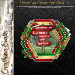 Over the Edge Christmas Fun Wreath - 7