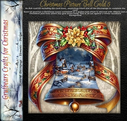 Christmas Picture Bell Gold 5