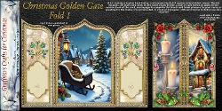Christmas Golden Gate Fold 1