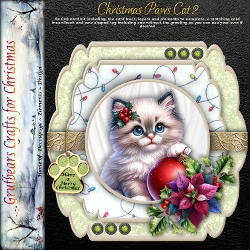 Christmas Paws Cat 2
