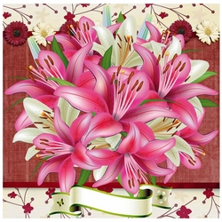 Bouquet Series - Pink Lily