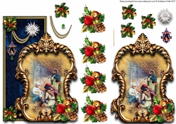 Chrsitmas Nativity over the edge card 2