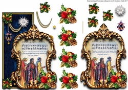 Chrsitmas Nativity over the edge card 3