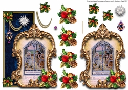 Chrsitmas Nativity over the edge card 8