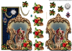 Chrsitmas Nativity over the edge card 11