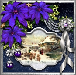Starry Night Poinsettia Palette 19