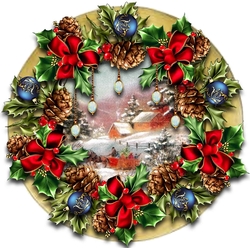 Christmas Plate card 10