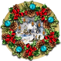 Christmas Plate card 15