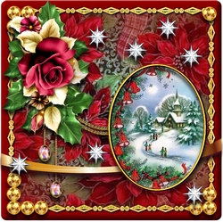 Floral Christmas 3