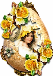Eggstravaganza - Yellow flower fairy egg