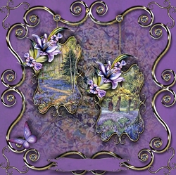 Suspended Panels Lillies