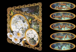 Floral Panels 1 - White Blossom