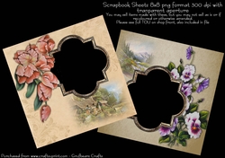 Vintage Victorian Quick Pages set yz