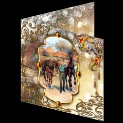 Misty Morning - Fresh Horses