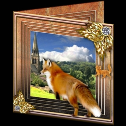 Stepping Out Again - Fluffy Fox