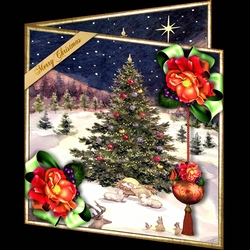 Christmas in Green and Red