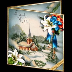 Christmas in Blue and Terracotta