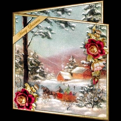 Christmas in Burgundy and Gold
