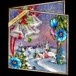 Christmas in Green and Prussian