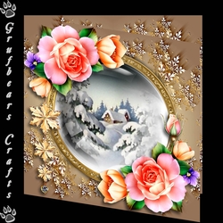 Golden Snowflakes 12