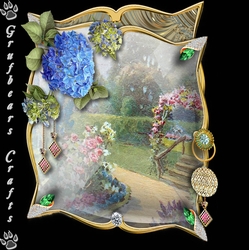 Trinket Box - hydrangea