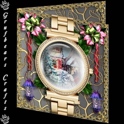 Christmas Time Watch - Poinsettia
