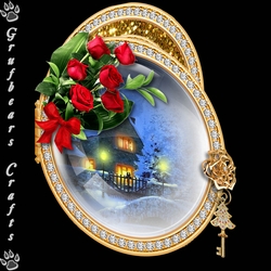 Diamond Christmas - House by the bridge