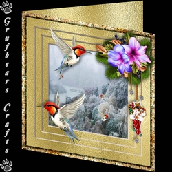 Stepping Out Christmas - Christmassy birds