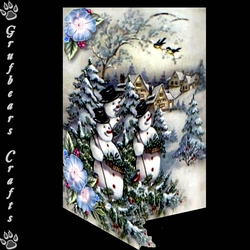 Layered Christmas - Snowman