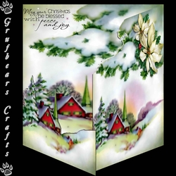 Layered Christmas - Winter Landscape
