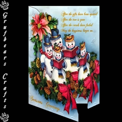 Layered Christmas - Snowcouple
