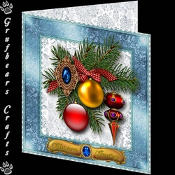 Christmas Corsage - Baubles